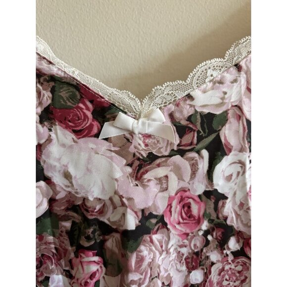 Kate Spade Dream A Little Dream Loungeware Romper Women’s LARGE Pink Floral - Picture 4 of 12